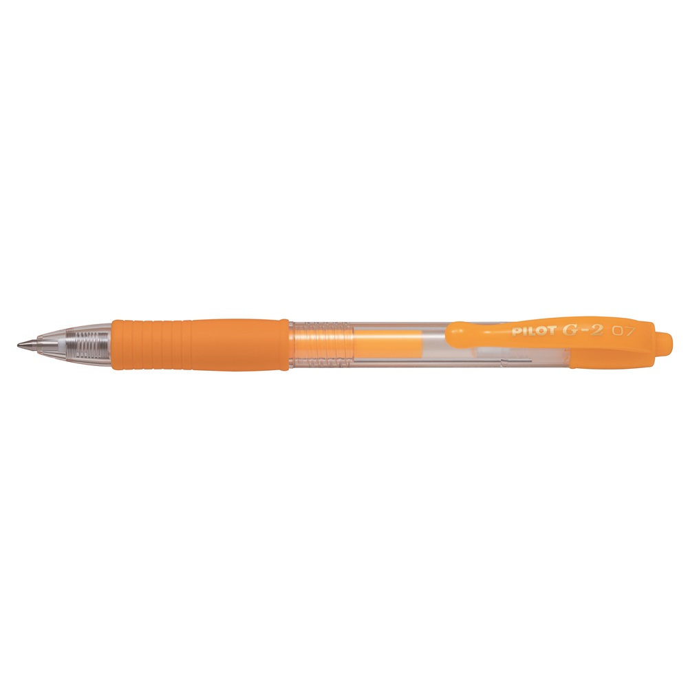 Roller gélový 0,7mm PILOT G-2 neónovo broskyňový
