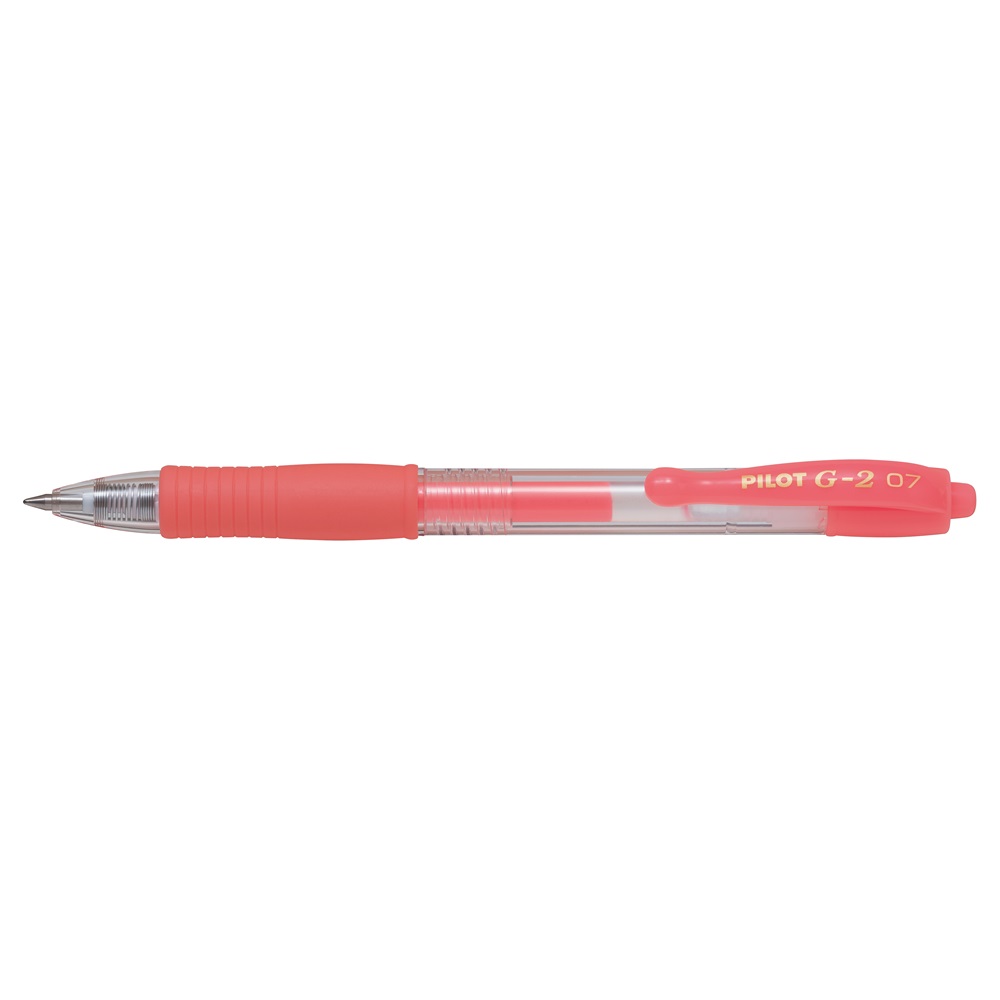 Roller gélový 0,7mm PILOT G-2 neónovo červený