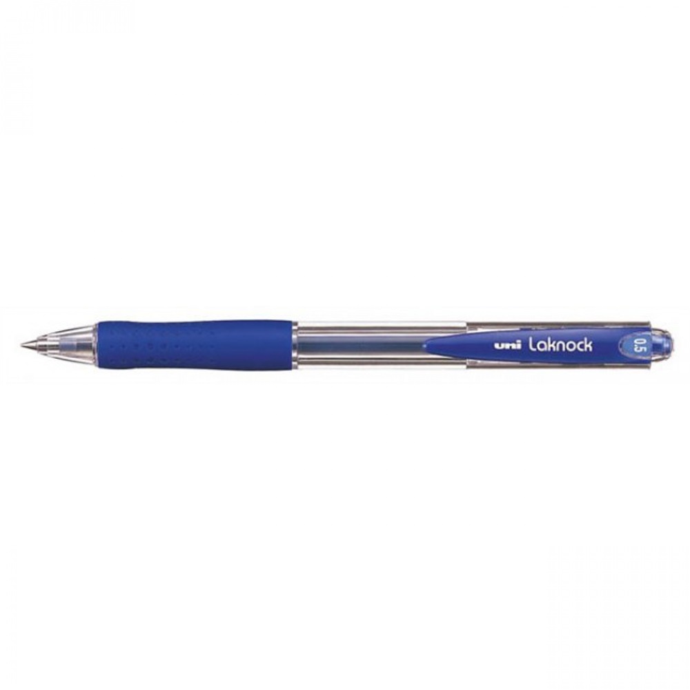 Guľôčkové pero 0,5mm UNI Laknock SN-100 modré