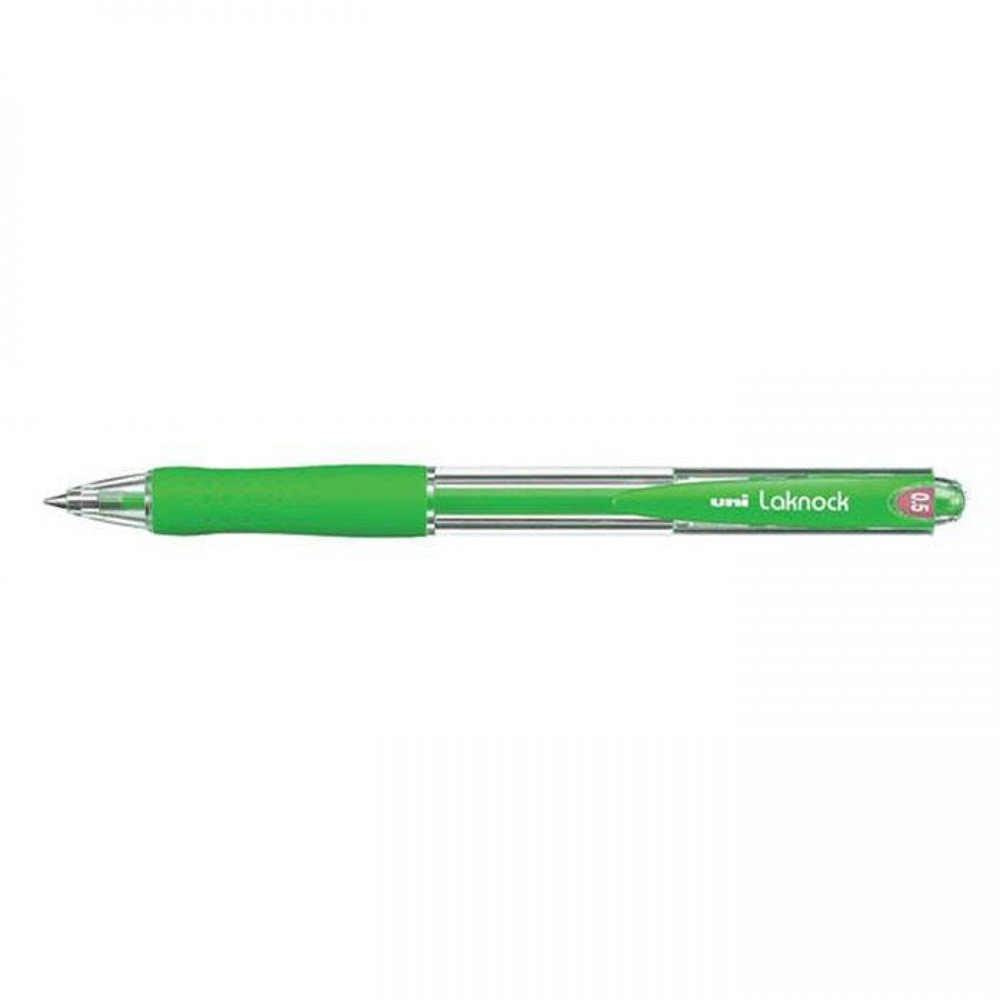 Guľôčkové pero 0,5mm UNI Laknock SN-100 zelené