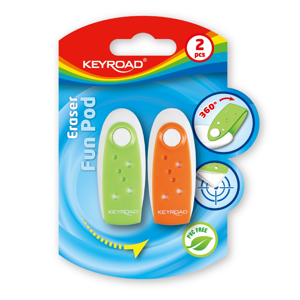 Guma Keyroad FunPod mix farieb 2ks v balení