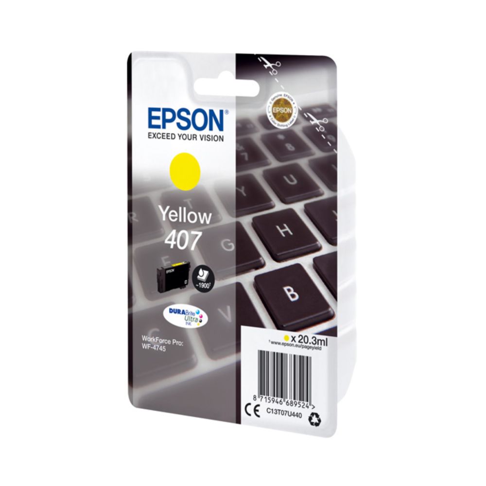 Epson 407XL (C13T07U440) Yellow ORIGINAL