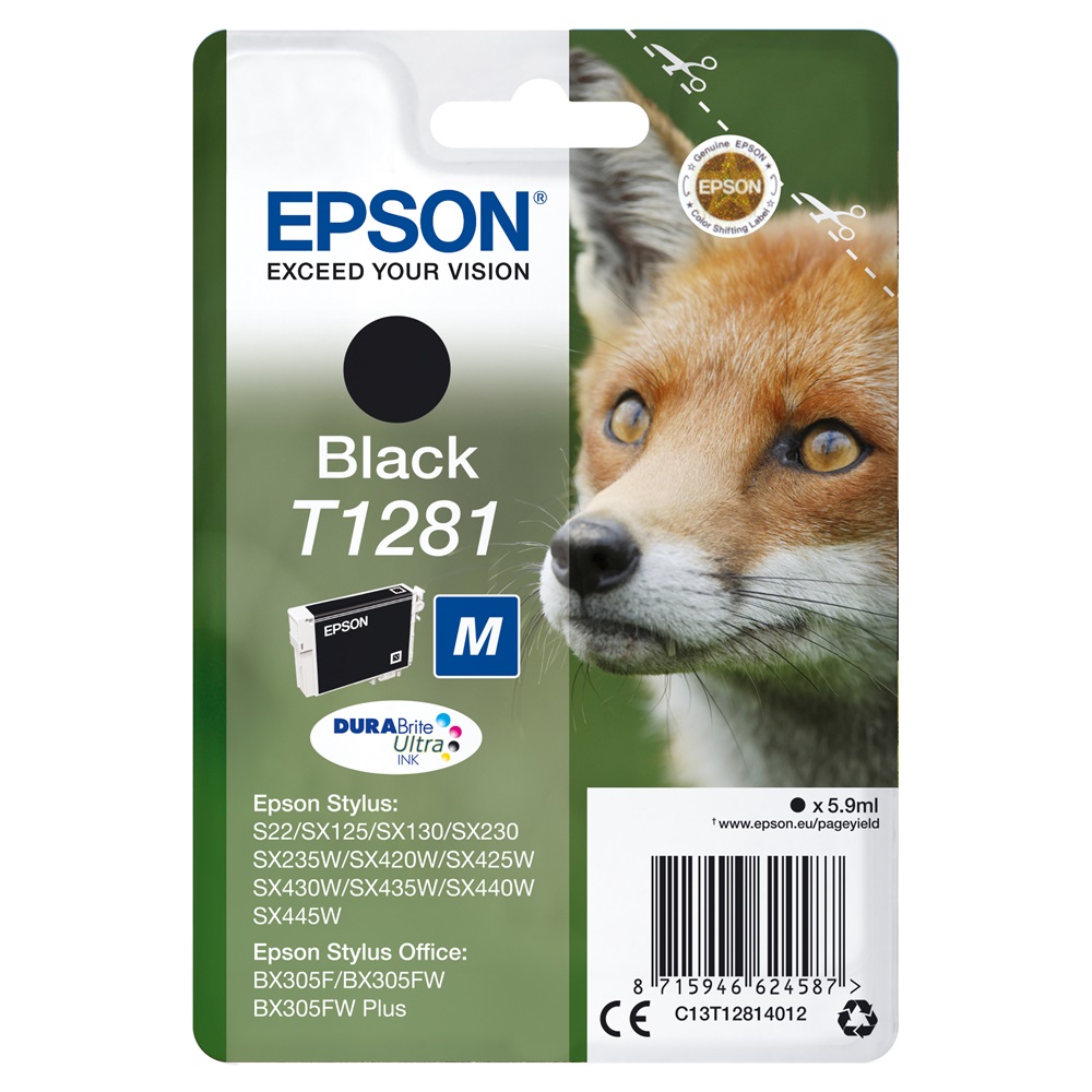 Epson T1281 (C13T128140) Black ORIGINAL