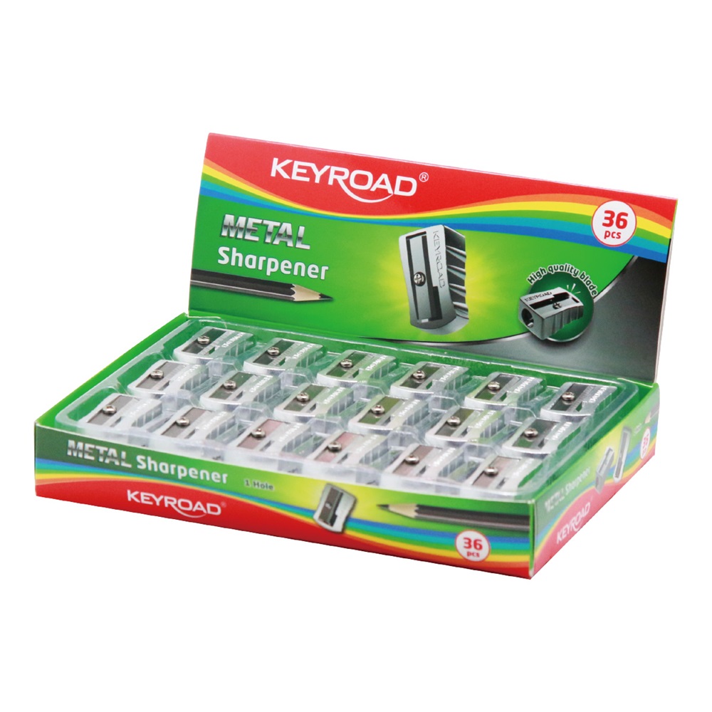 Strúhadlo 1-dierové Keyroad Metal kovové 36ks v balení
