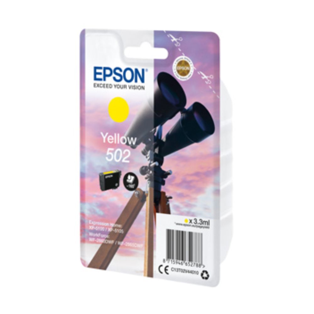 Epson 502 (C13T02V44010) Yellow ORIGINAL