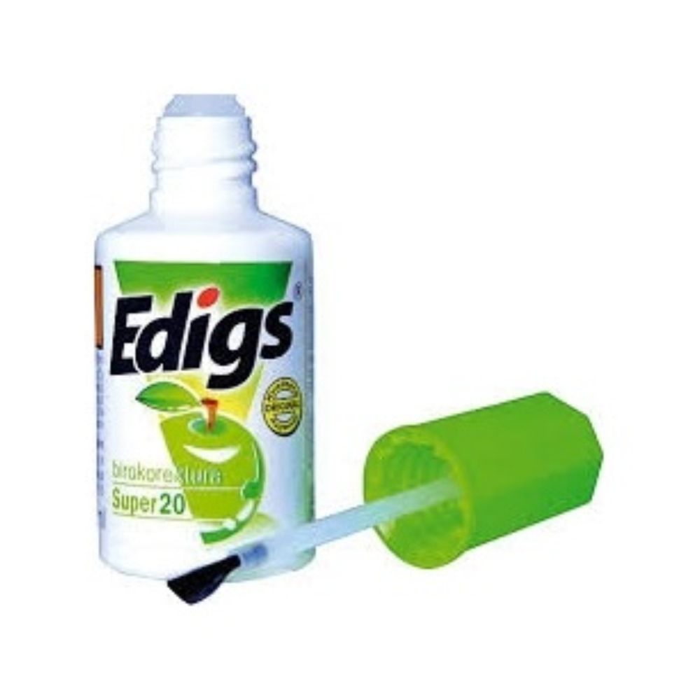 Korekčný lak 20ml EDIGS Super so štetcom