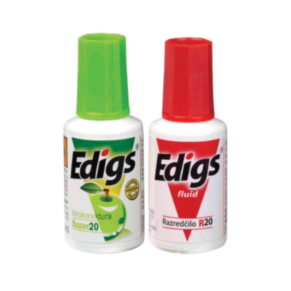 Korekčný lak 20ml + 20ml EDIGS Ekoset