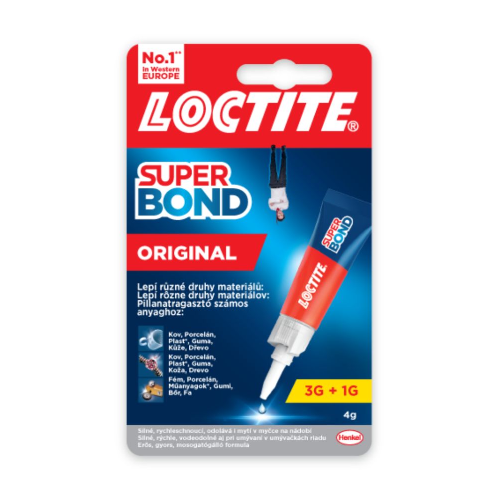 Sekundové lepidlo 4g LOCTITE Super Bond Original