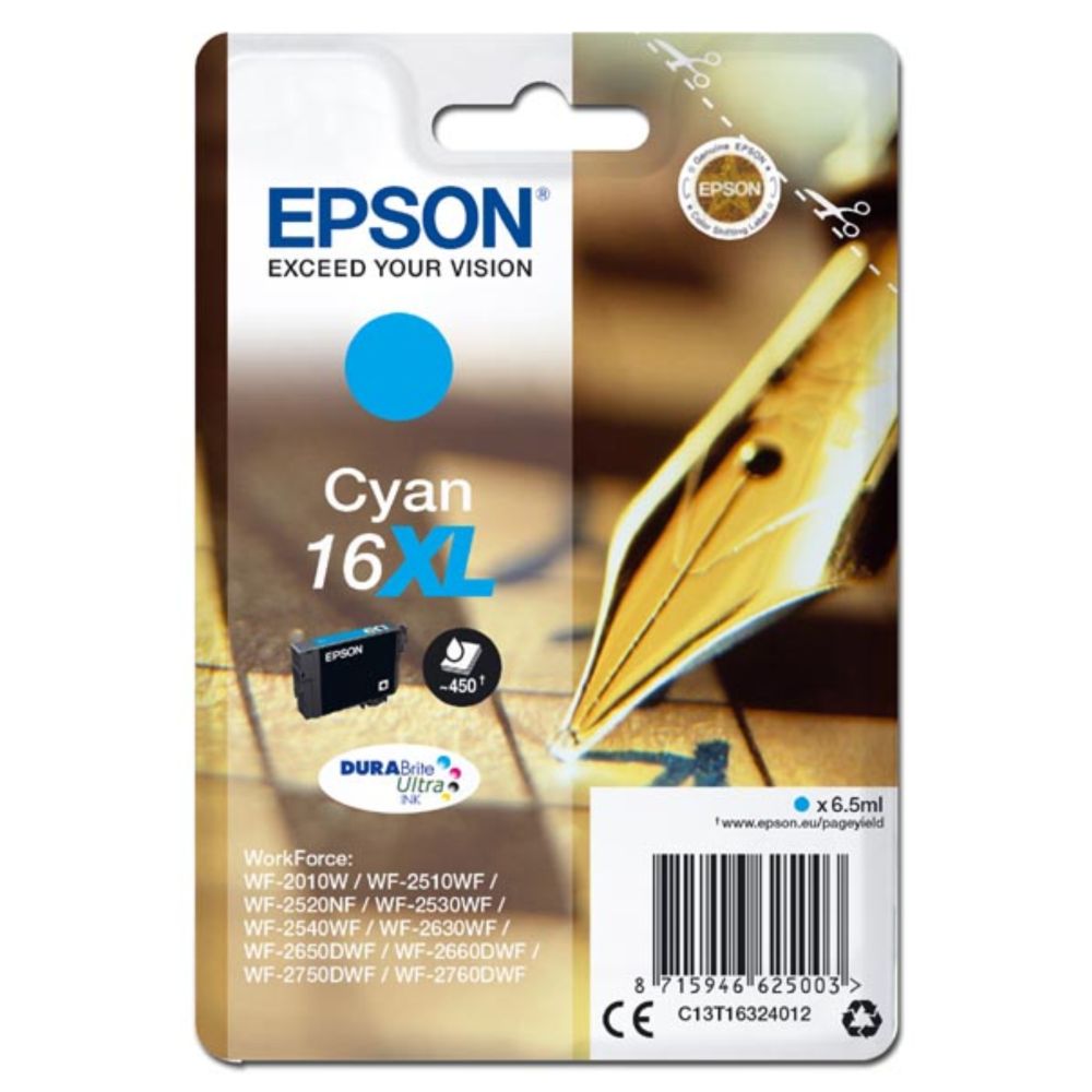 Epson T1632 (16XL) Cyan ORIGINAL