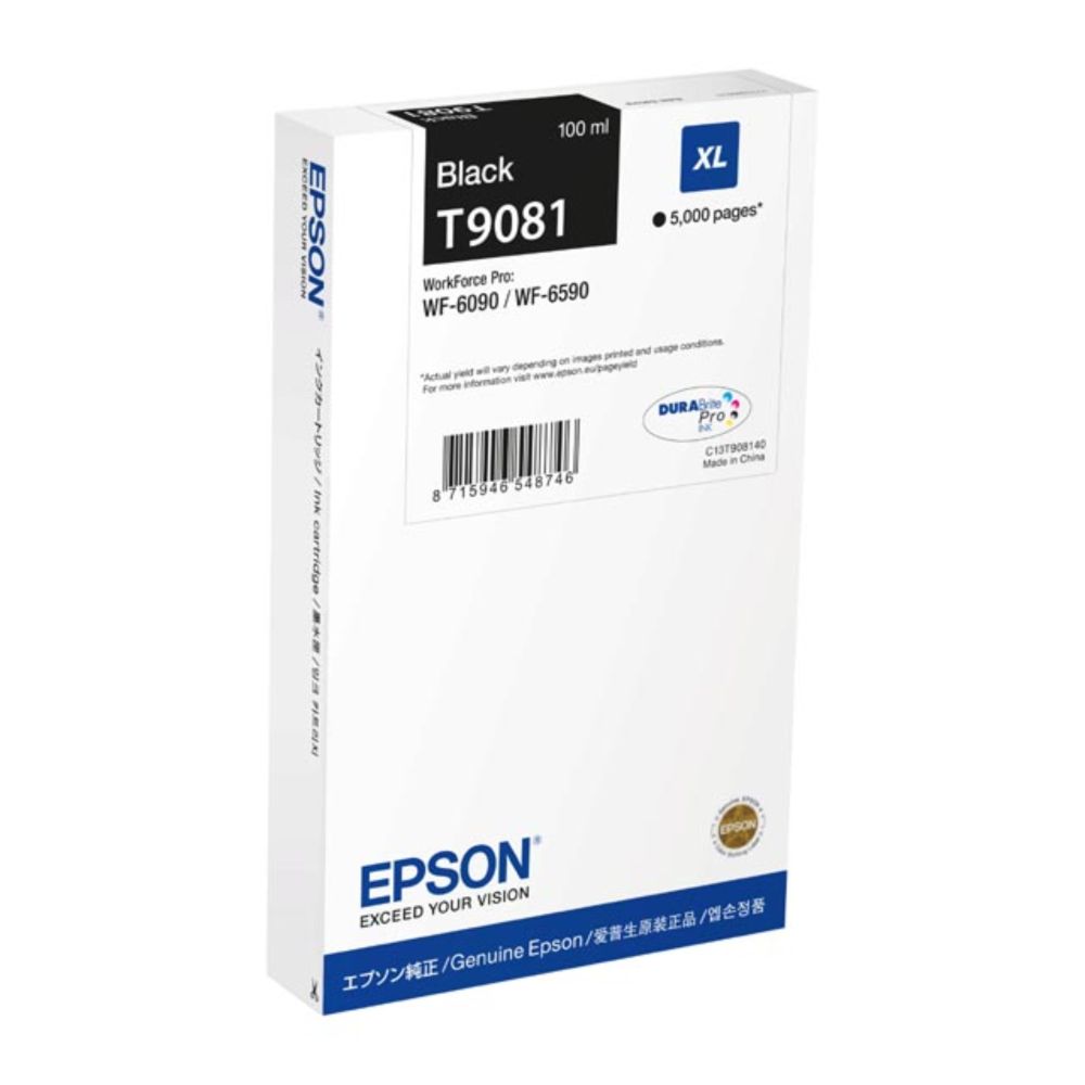 Epson T9081 XL (C13T908140) Black ORIGINAL