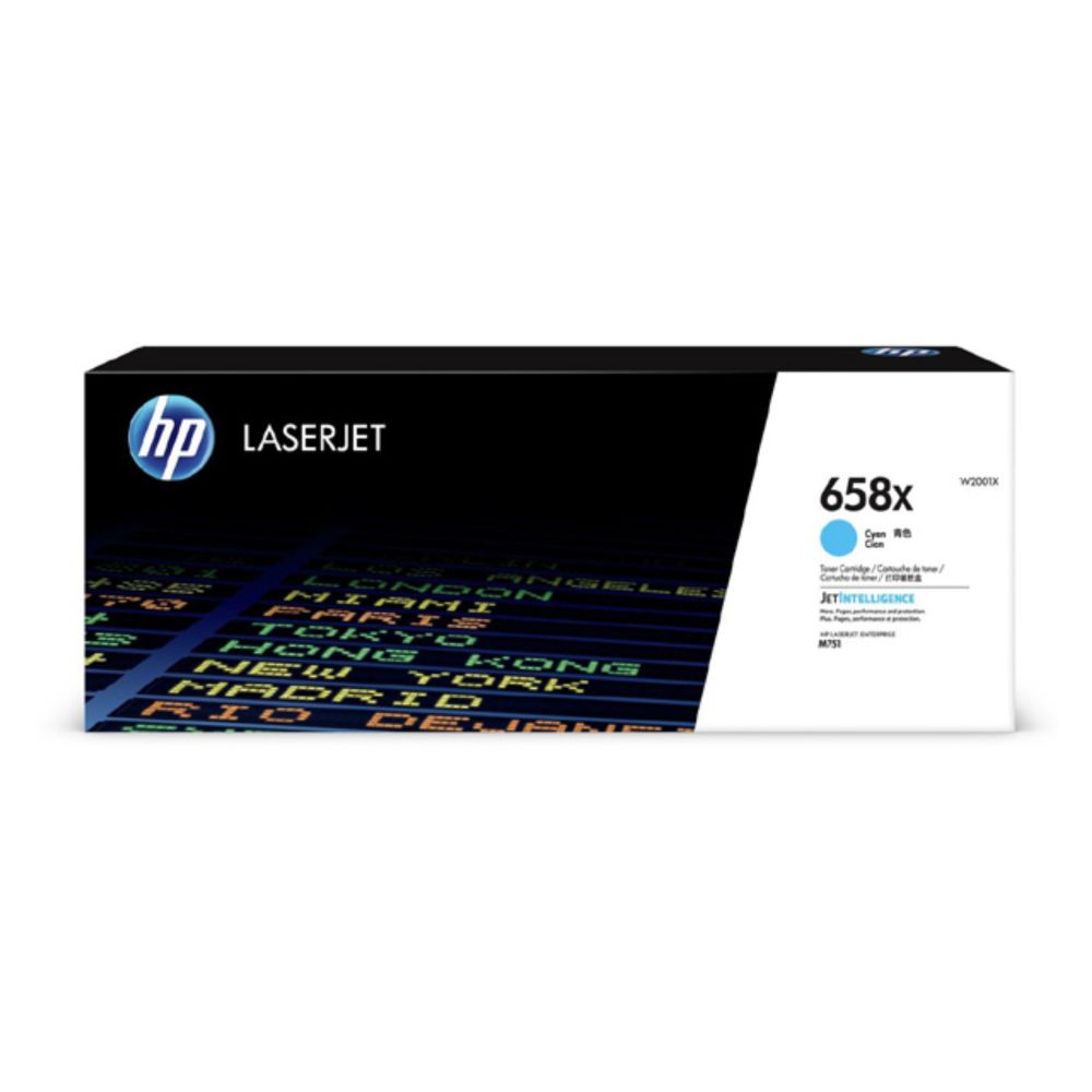 HP W2001X (658X) Cyan ORIGINAL toner