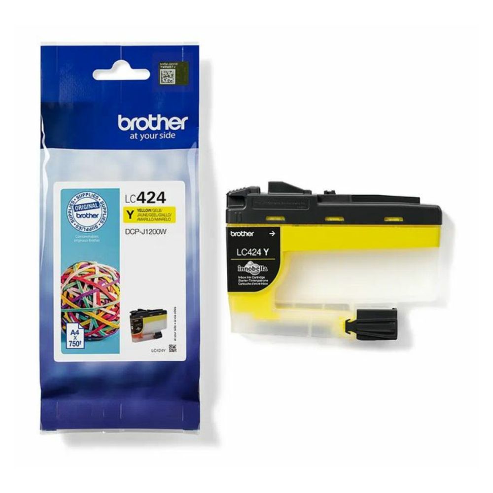 Brother LC424Y (LC-424Y) Yellow ORIGINAL