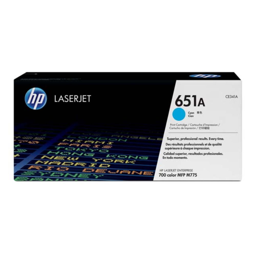 HP CE341A (651A) Cyan ORIGINAL toner