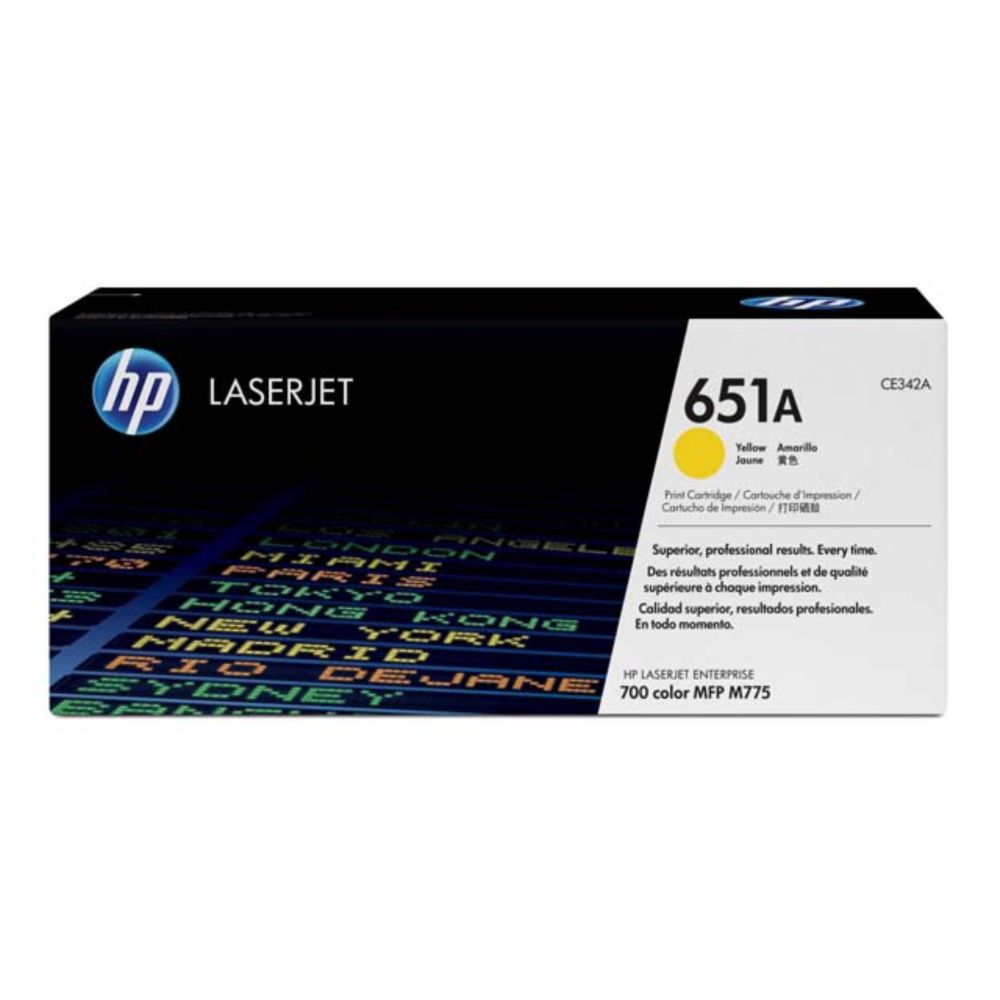 HP CE342A (651A) Yellow ORIGINAL toner