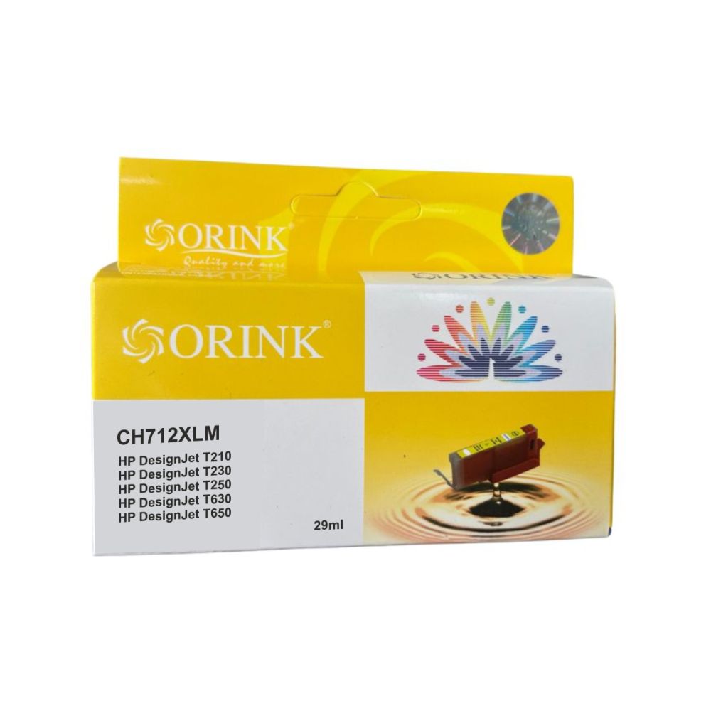 HP 712XL (3ED69A) Yellow ORINK PREMIUM