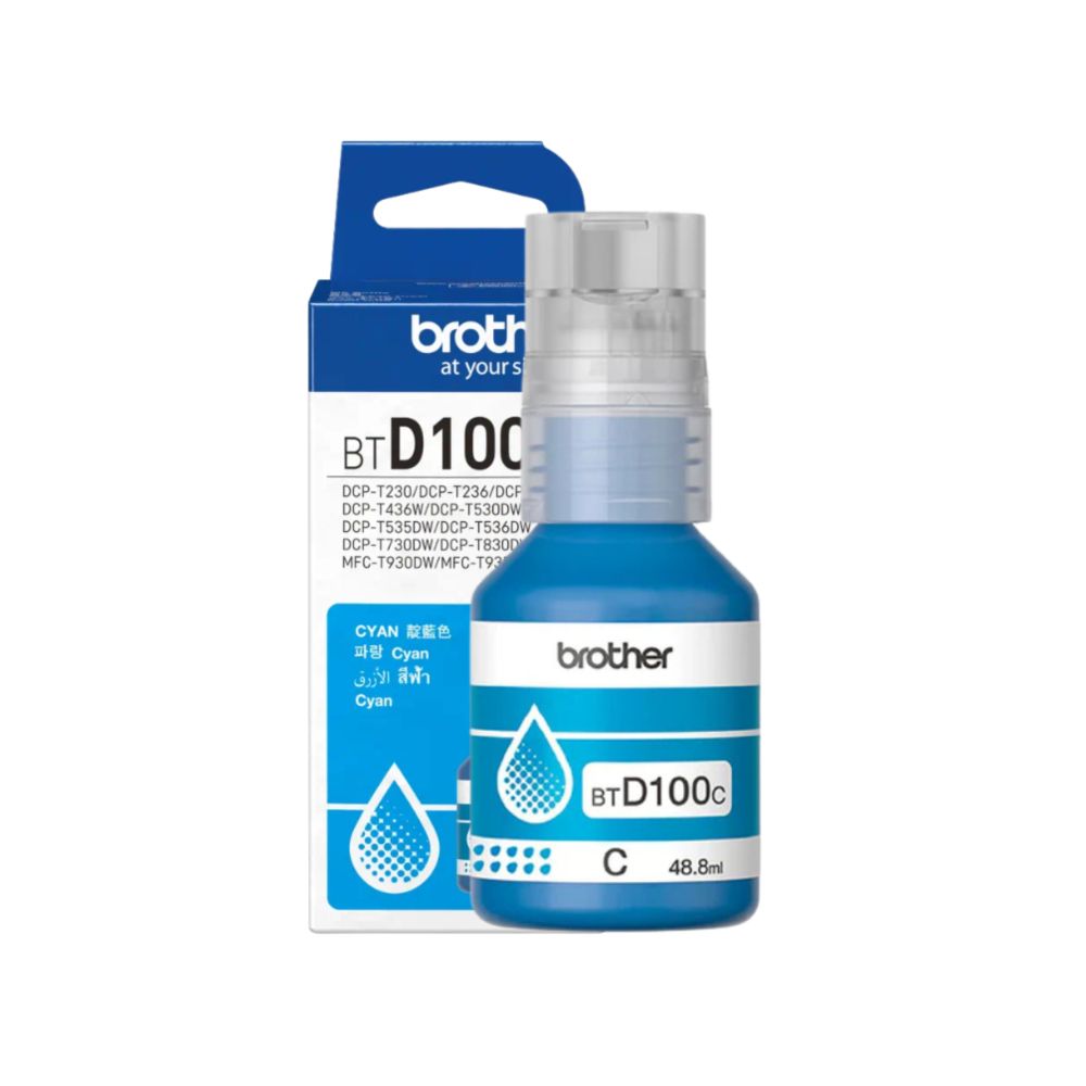 Brother BTD100C (BT-D100C) Cyan ORIGINAL