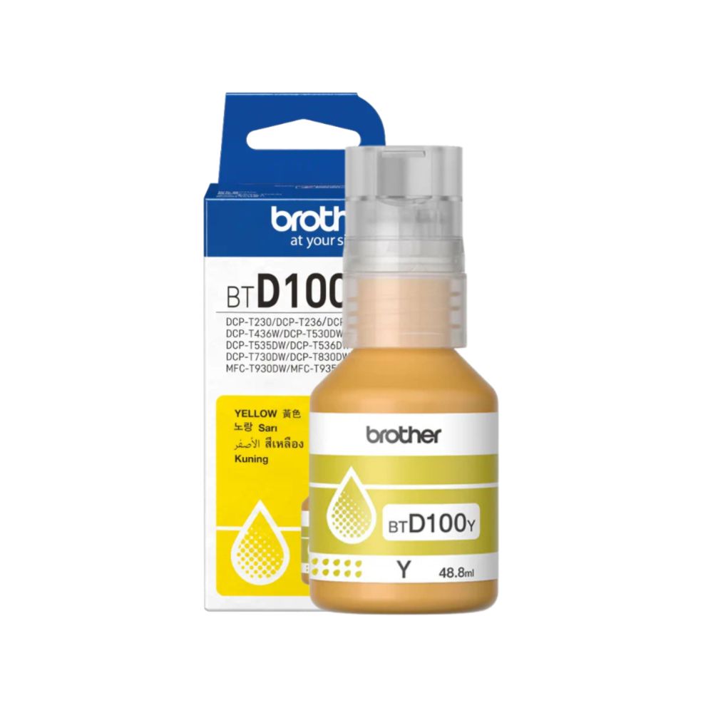 Brother BTD100Y (BT-D100Y) Yellow ORIGINAL