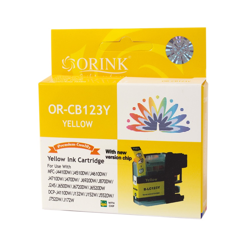 Brother LC123 Yellow ORINK PREMIUM