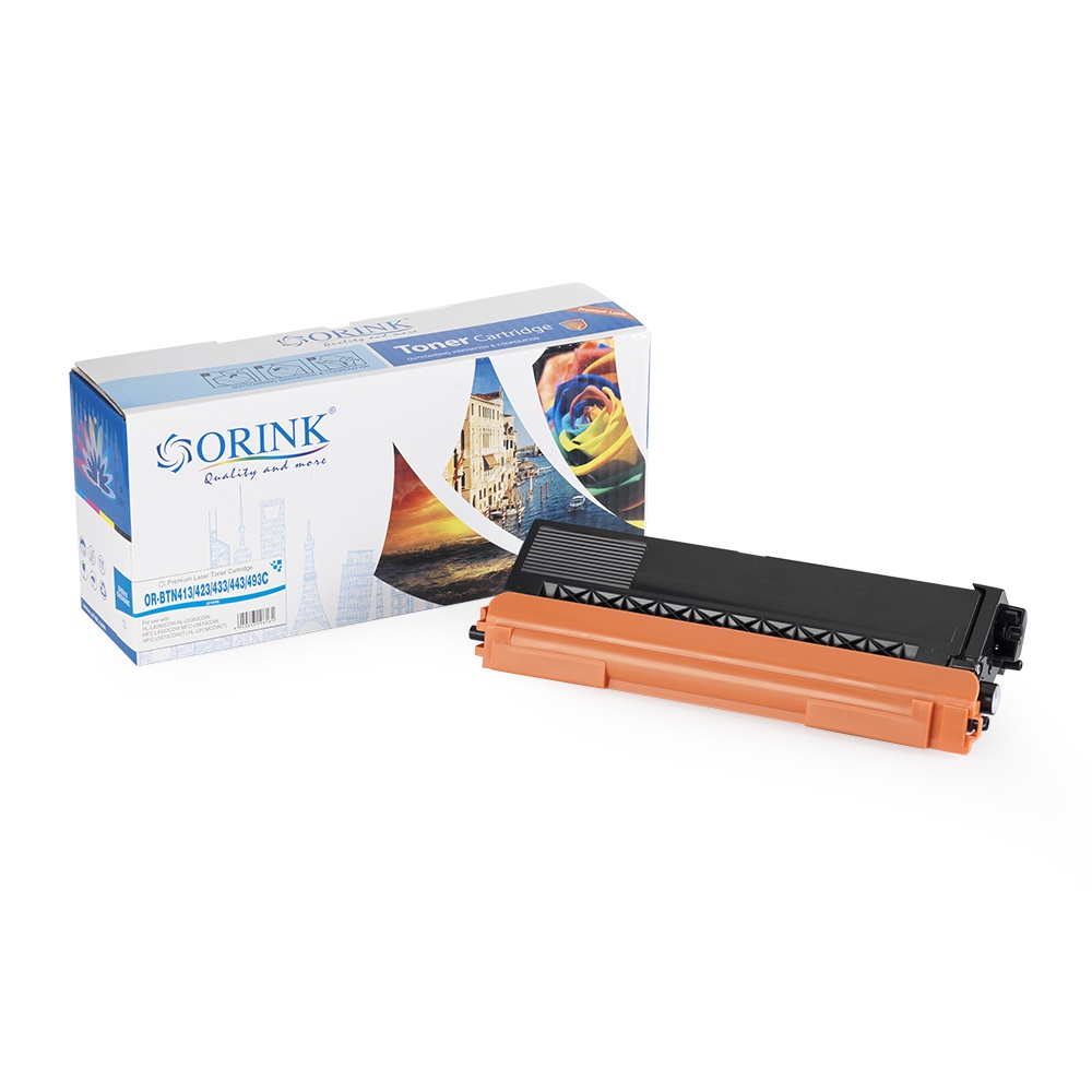 Brother TN423/TN413/TN433/TN443/TN493 Cyan ORINK PREMIUM