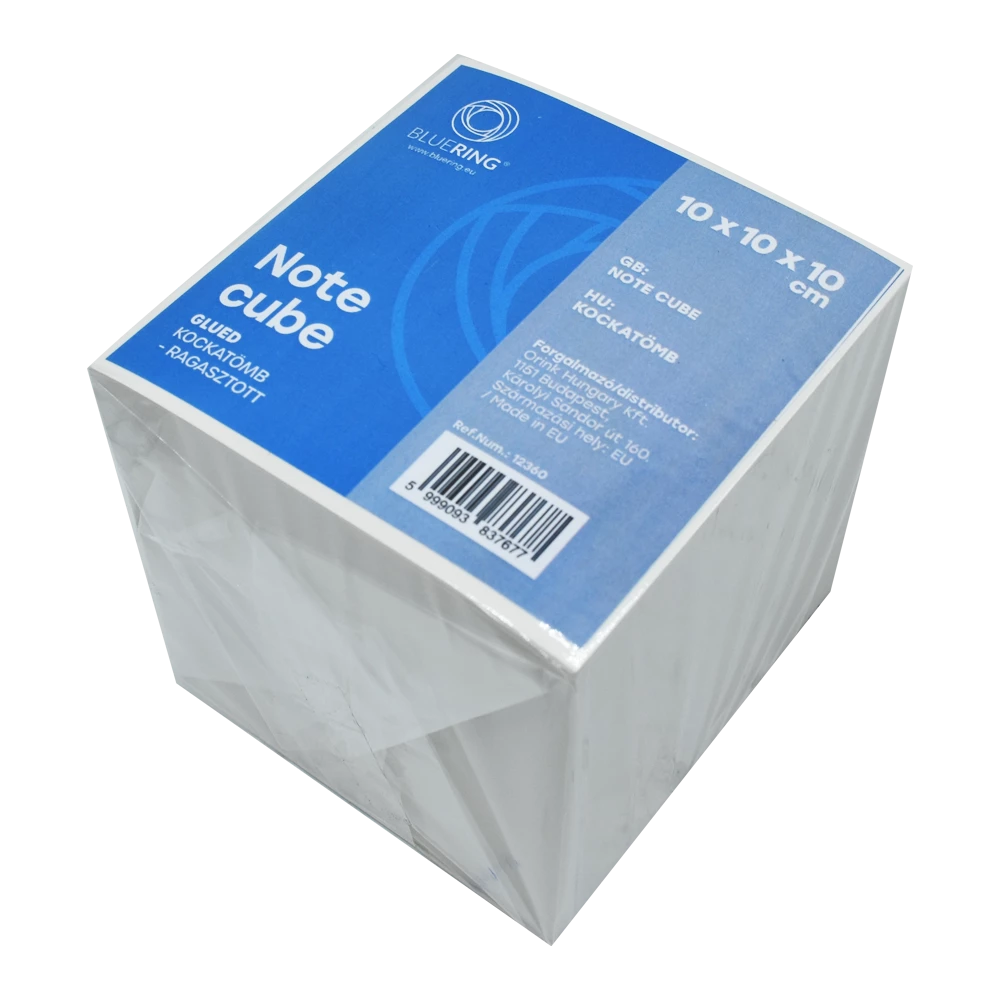 Bloček lepený 100x100x100mm Bluering® biely