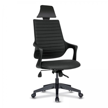 Kancelárske kreslo čierne, Bluering® Alfa Black