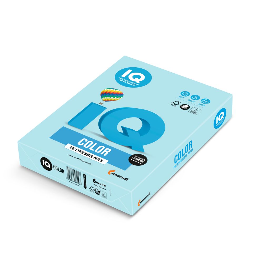 Farebný kopírovací papier A4 160g 250ks, IQ Medium Blue