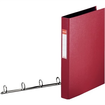 Zakladač A4 4-krúžkový, šírka 4,2cm Esselte Standard bordový