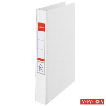 Zakladač A4 4-krúžkový, šírka 4,2cm Esselte Standard Vivida biely