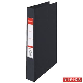 Zakladač A4 4-krúžkový, šírka 4,2cm Esselte Standard Vivida čierny