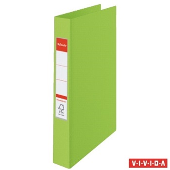 Zakladač A4 4-krúžkový, šírka 4,2cm Esselte Standard Vivida zelený