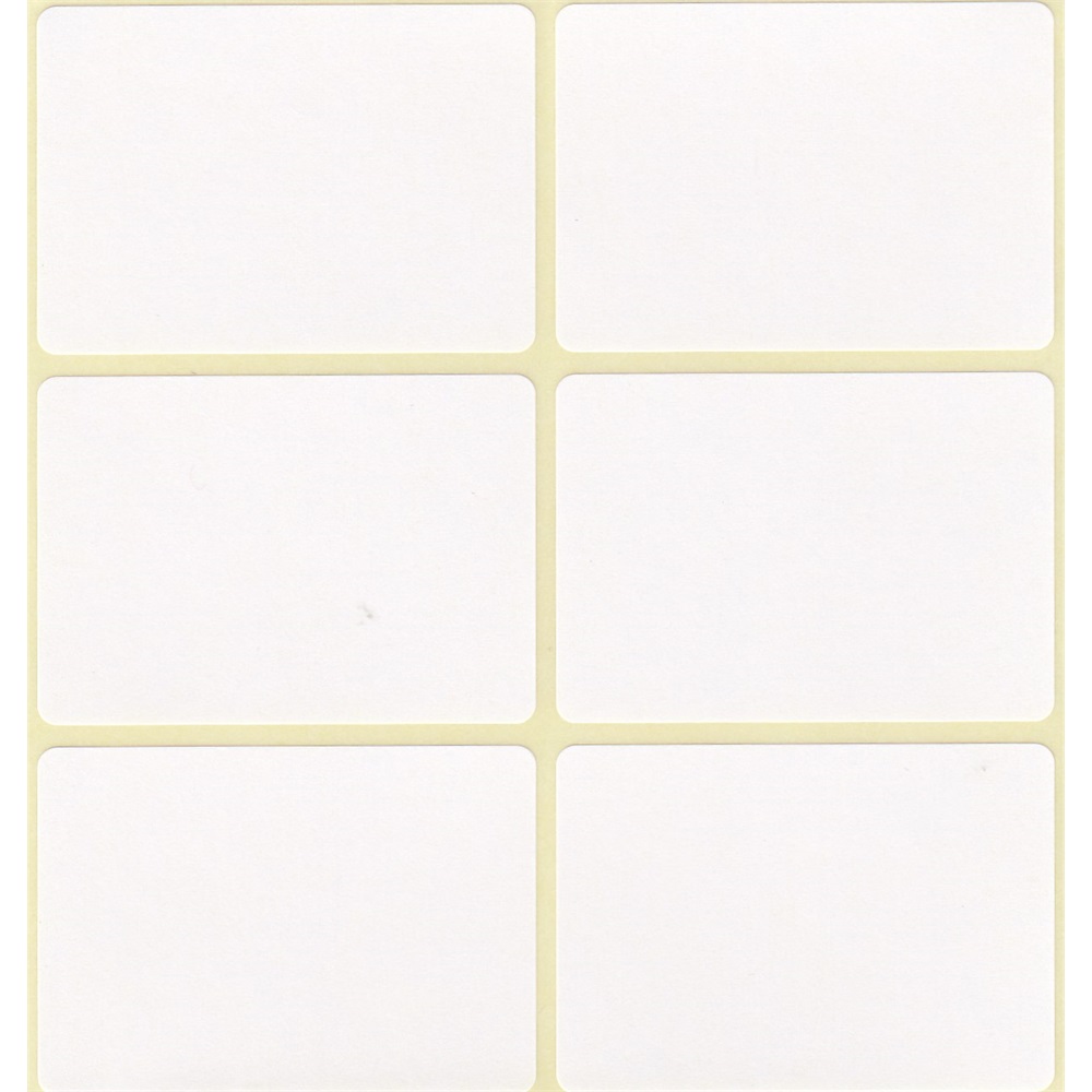 Etikety samolepiace 35x50mm (6/A4), 10ks hárkov v balení (60ks)
