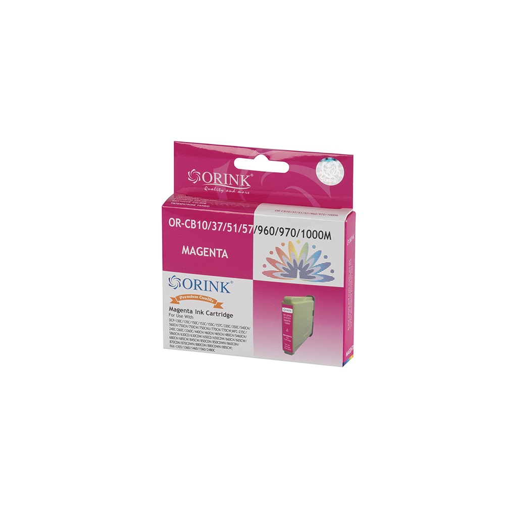 Brother CB37/LC960/LC970/LC1000 Magenta ORINK PREMIUM