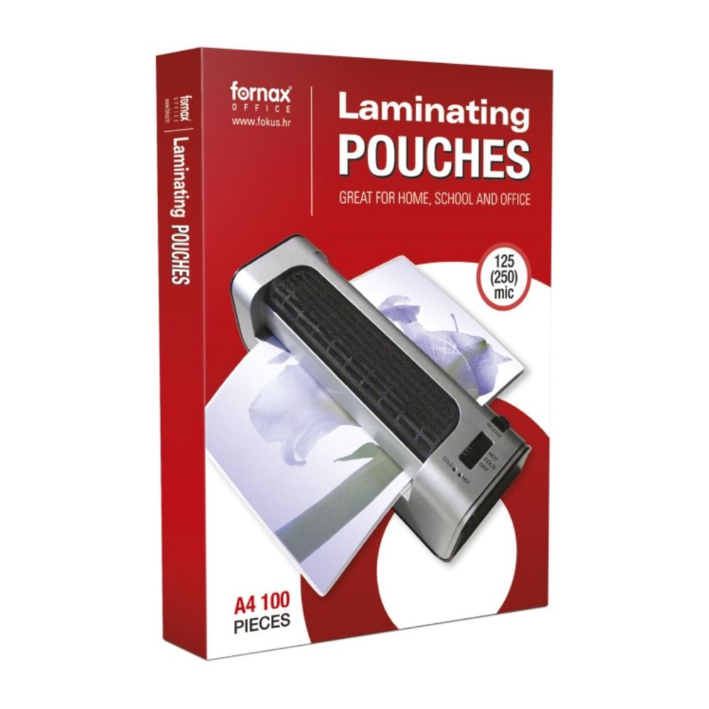 Laminovacia fólia A4 125mic 100ks lesklá, Fornax