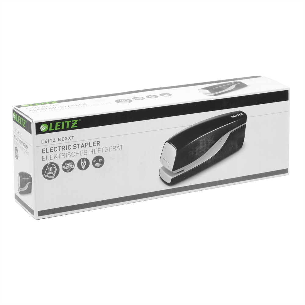 Zošívačka elektrická 10 listov No.10 LEITZ Nexxt 55320095 čierna