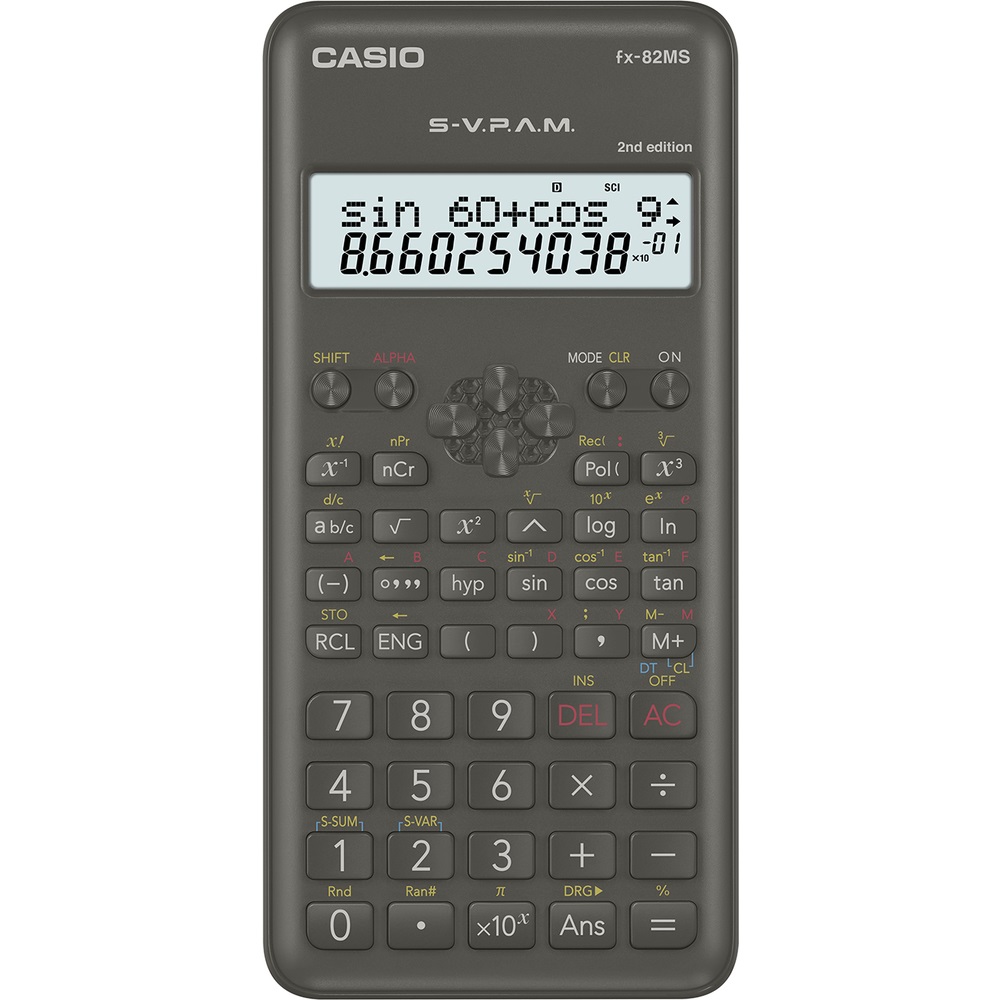 Kalkulačka vedecká s 240 funkciami, CASIO FX 82 MS 2E