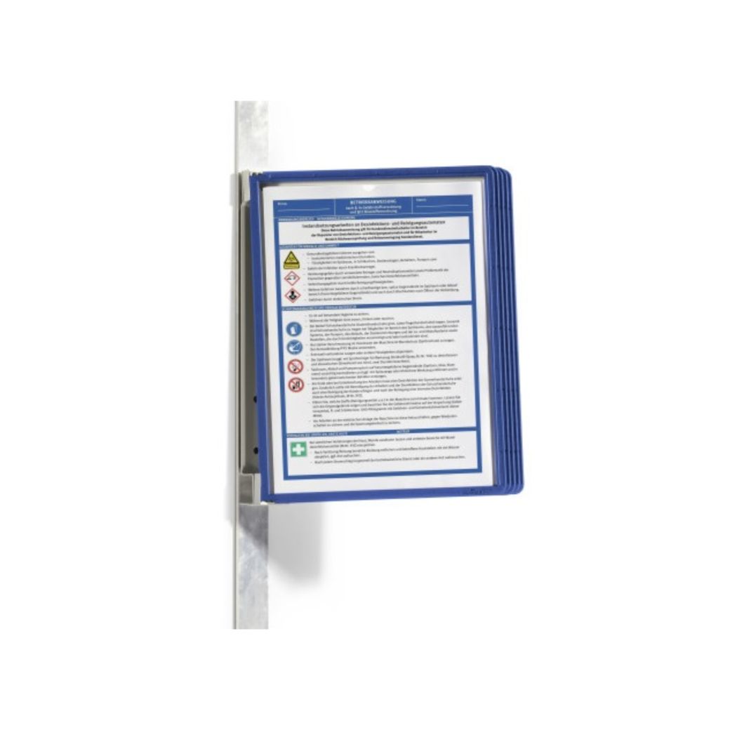 Nástenný držiak magnetický s 5 panelmi tmavomodrý, DURABLE VARIO® MAGNET WALL 5