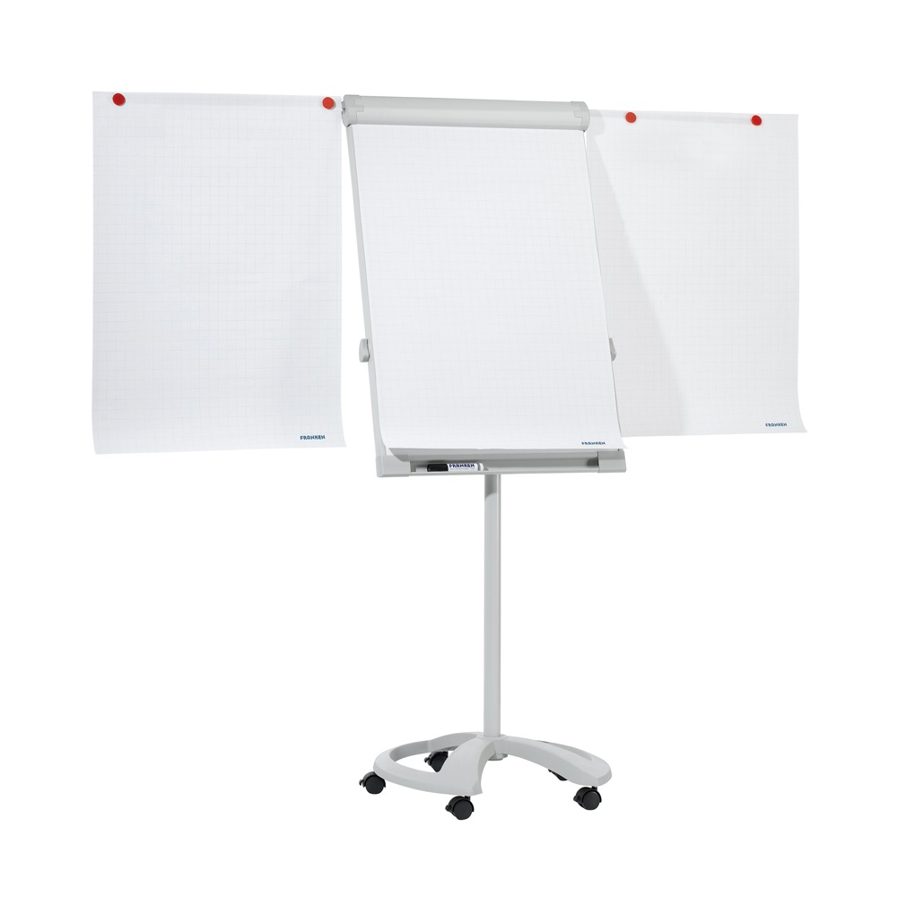 Flipchart magnetický mobilný s výsuvnými ramenami 67x95cm, FRANKEN ProLine