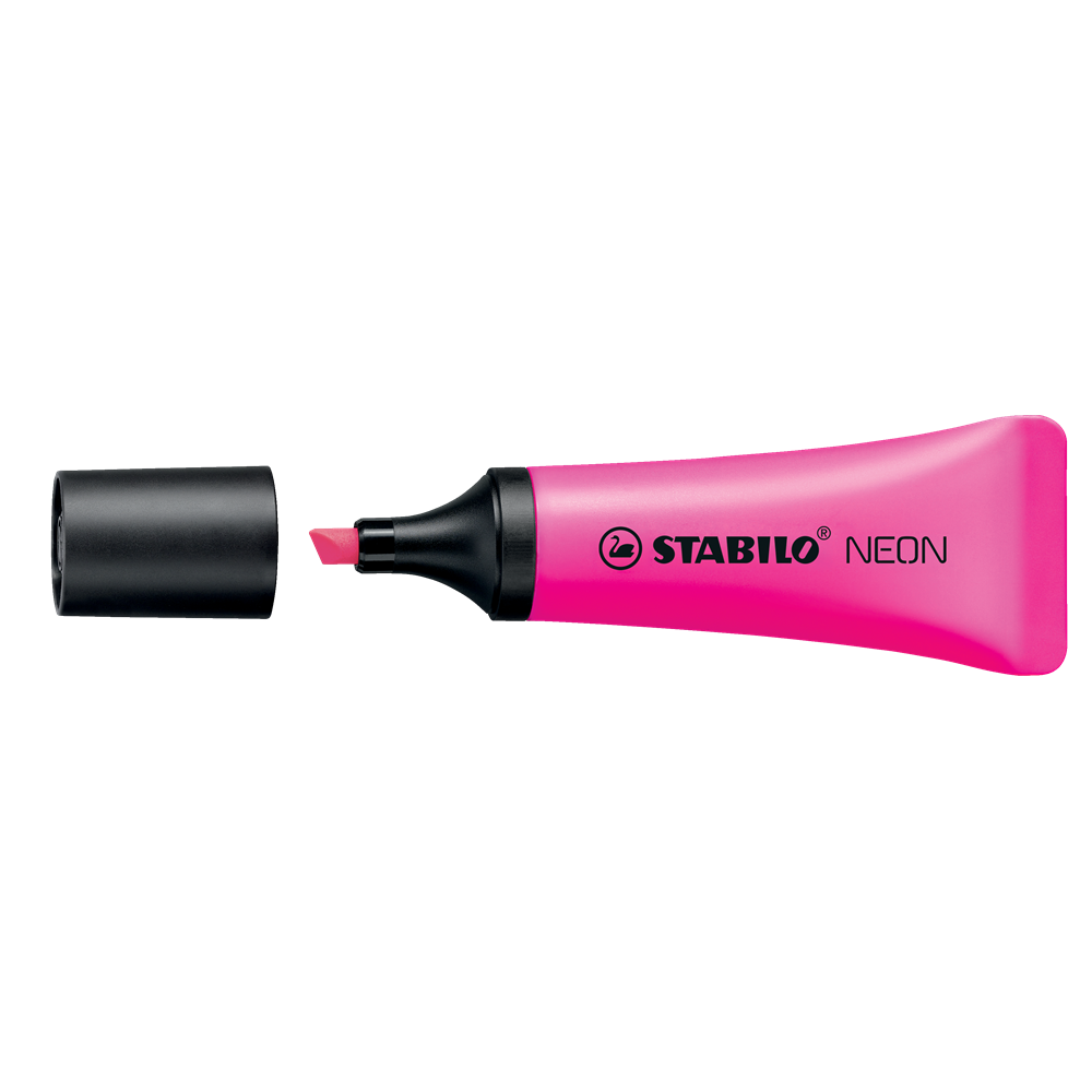 Zvýrazňovač 2-5mm, STABILO NEON purpurový