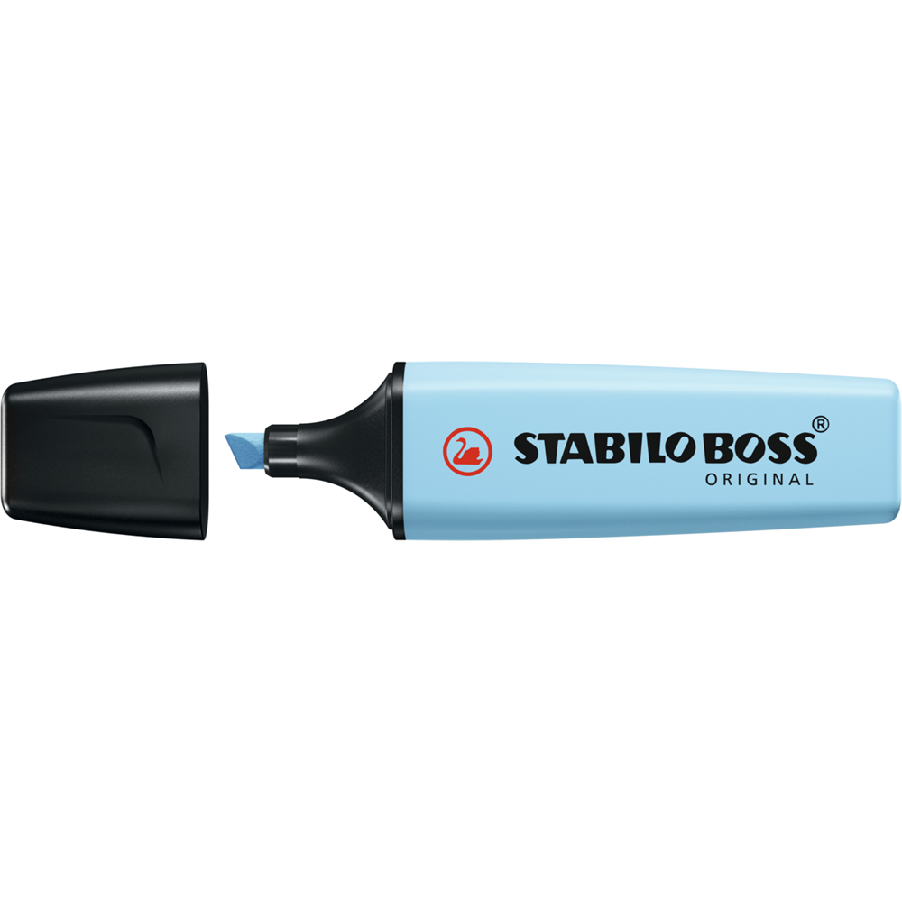 Zvýrazňovač 2-5mm, STABILO BOSS Original ľadovo-modrý