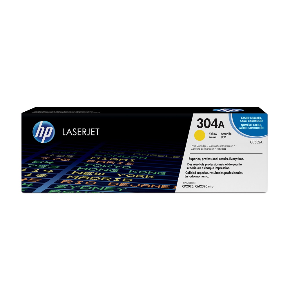 HP CC532A (304A) Yellow ORIGINAL toner