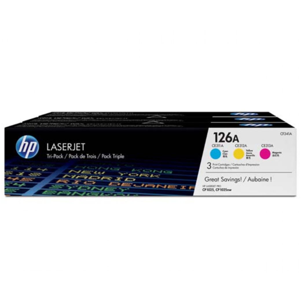 HP CF341A (126A) MultiPack CMY ORIGINAL toner
