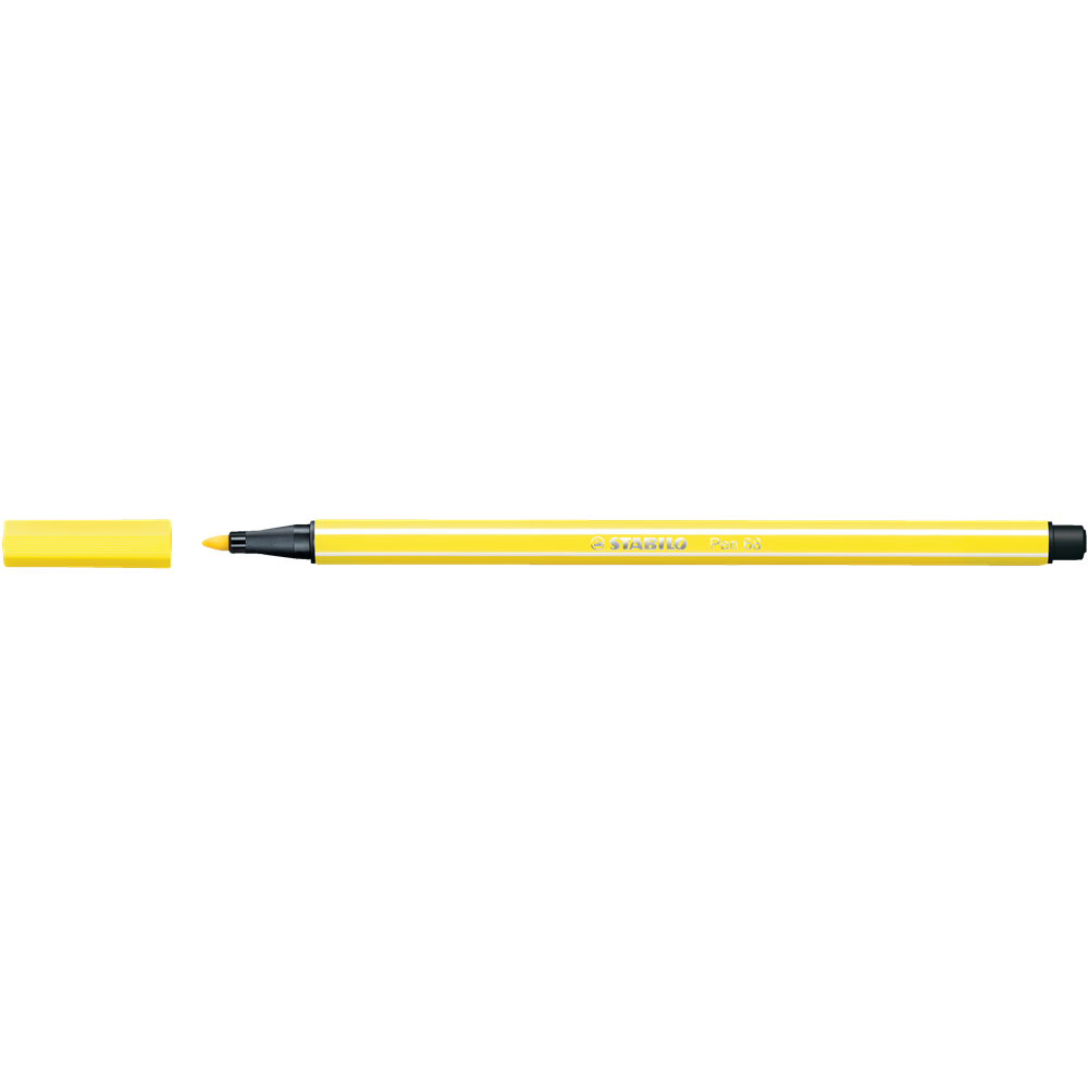 Popisovač 1mm, STABILO Pen 68 citrónovo žltý