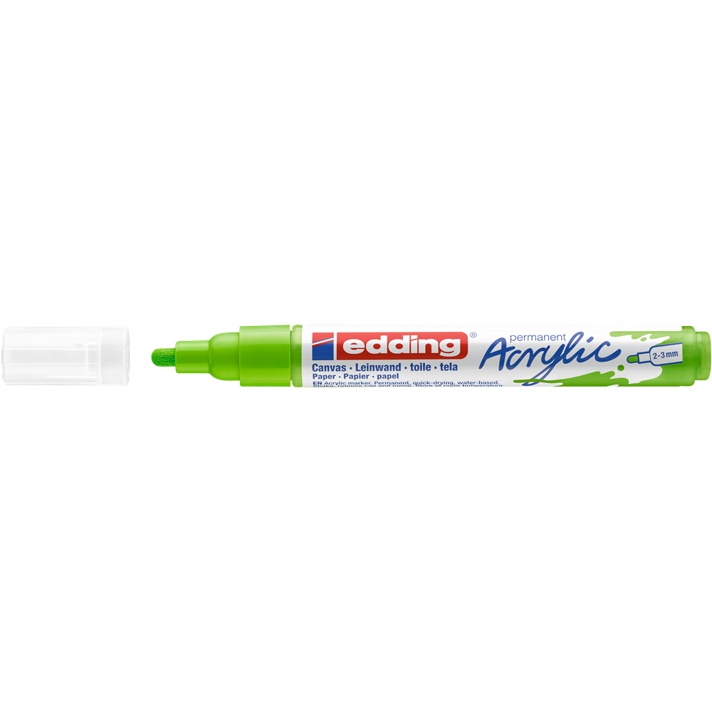 Akrylový popisovač 2-3mm EDDING 5100 žlto-zelený