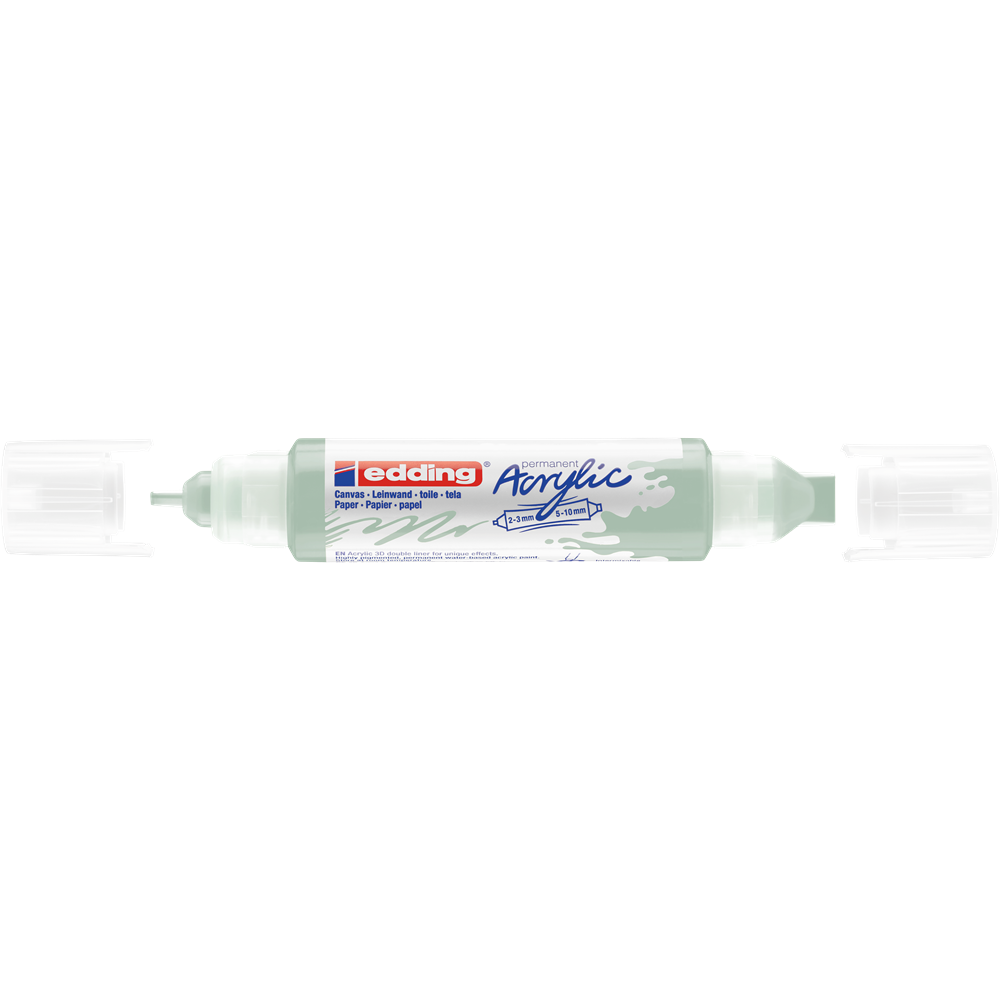 Akrylový popisovač obojstranný 2-3mm a 5-10mm EDDING 5400 mätový