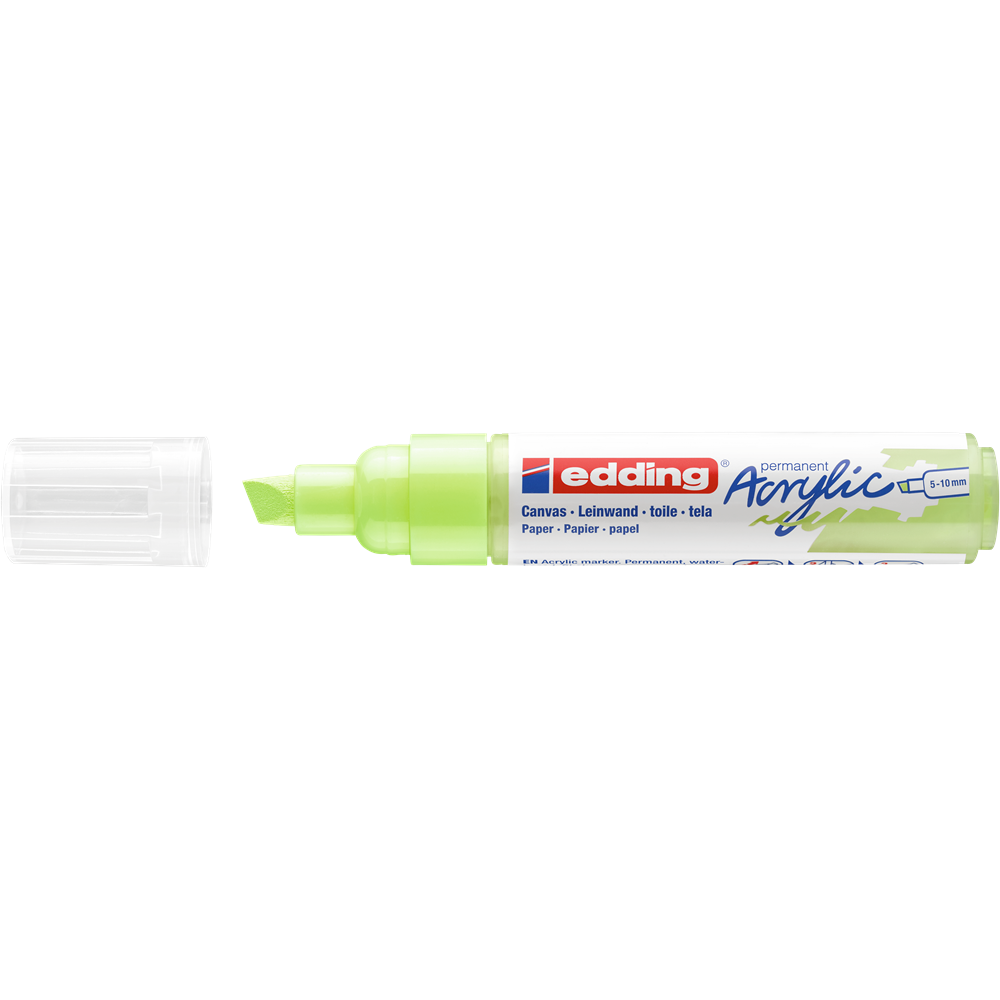 Akrylový popisovač 5-10mm EDDING 5000 pastelovo zelený