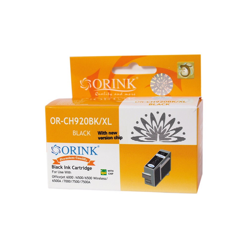 HP 920XL (CD975A) Black ORINK PREMIUM