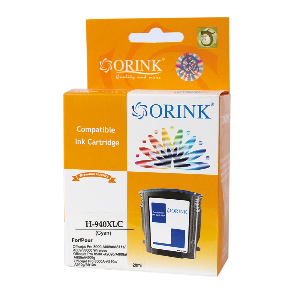 HP 940XL (C4907AE) Cyan ORINK PREMIUM