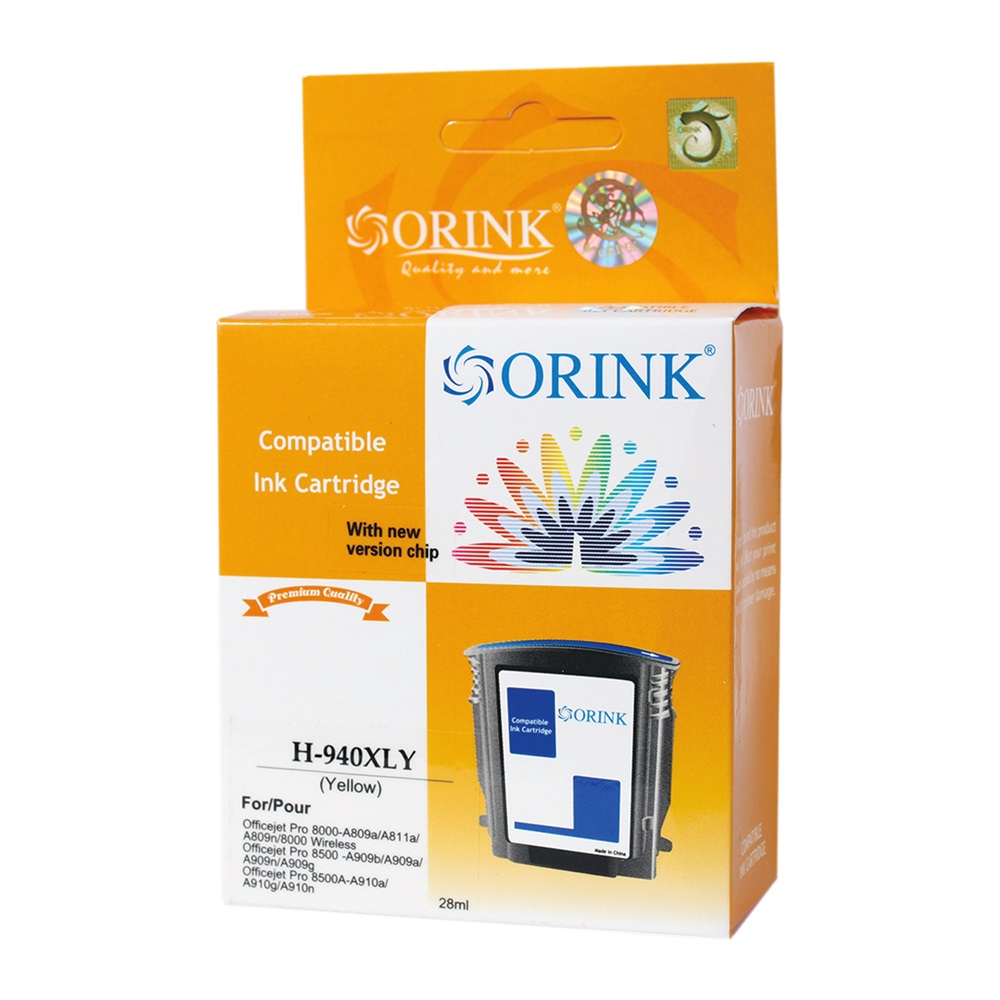 HP 940XL (C4909AE) Yellow ORINK PREMIUM