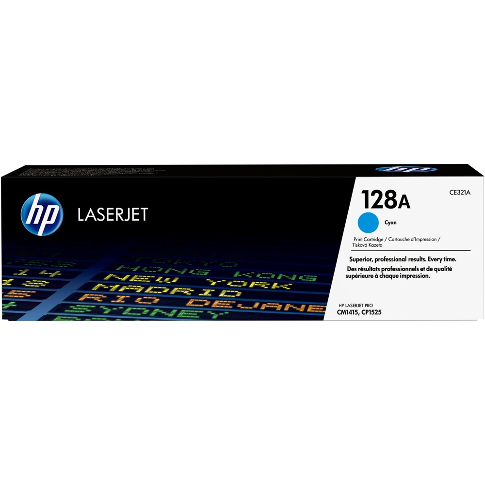HP CE321A (128A) Cyan ORIGINAL toner surplus