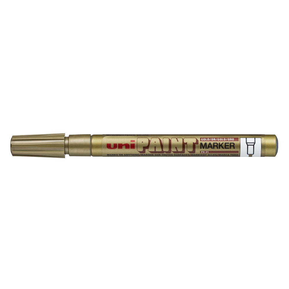 Lakový popisovač UNI PX-21 zlatý